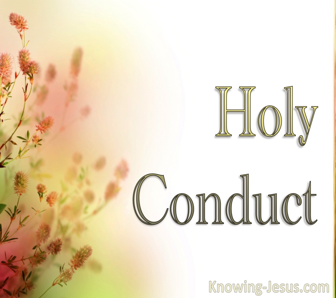 Holy Conduct (devotional)10-20 (white)